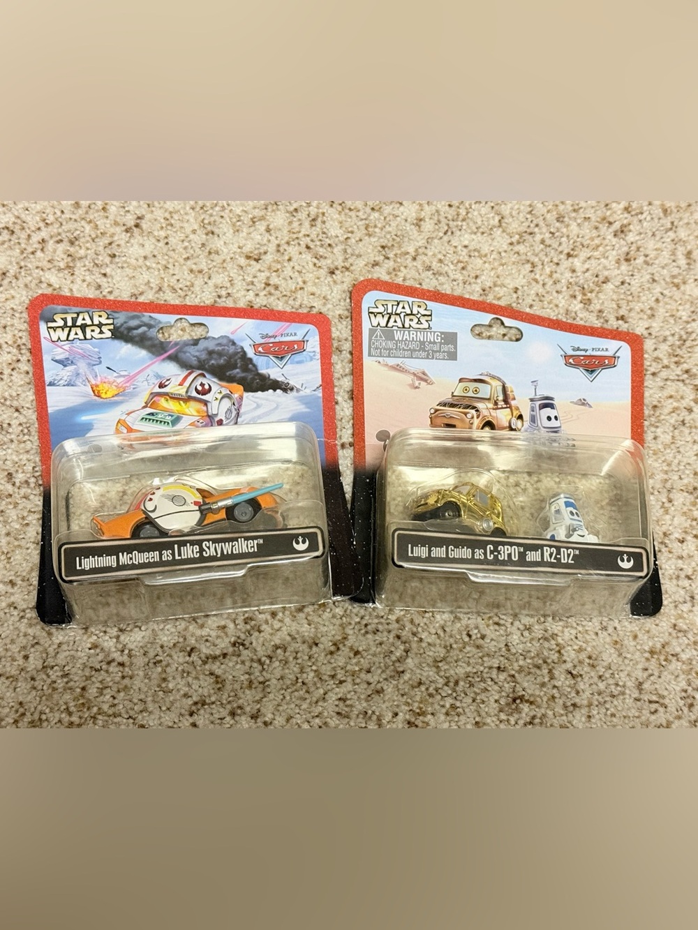 Cars Star Wars collectible cars NEW in package